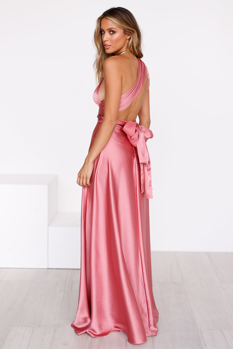 The Perfect Date Satin Maxi Dress | Rose UsTrendy The Perfect Date Satin Maxi Dress | Rose UsTrendy