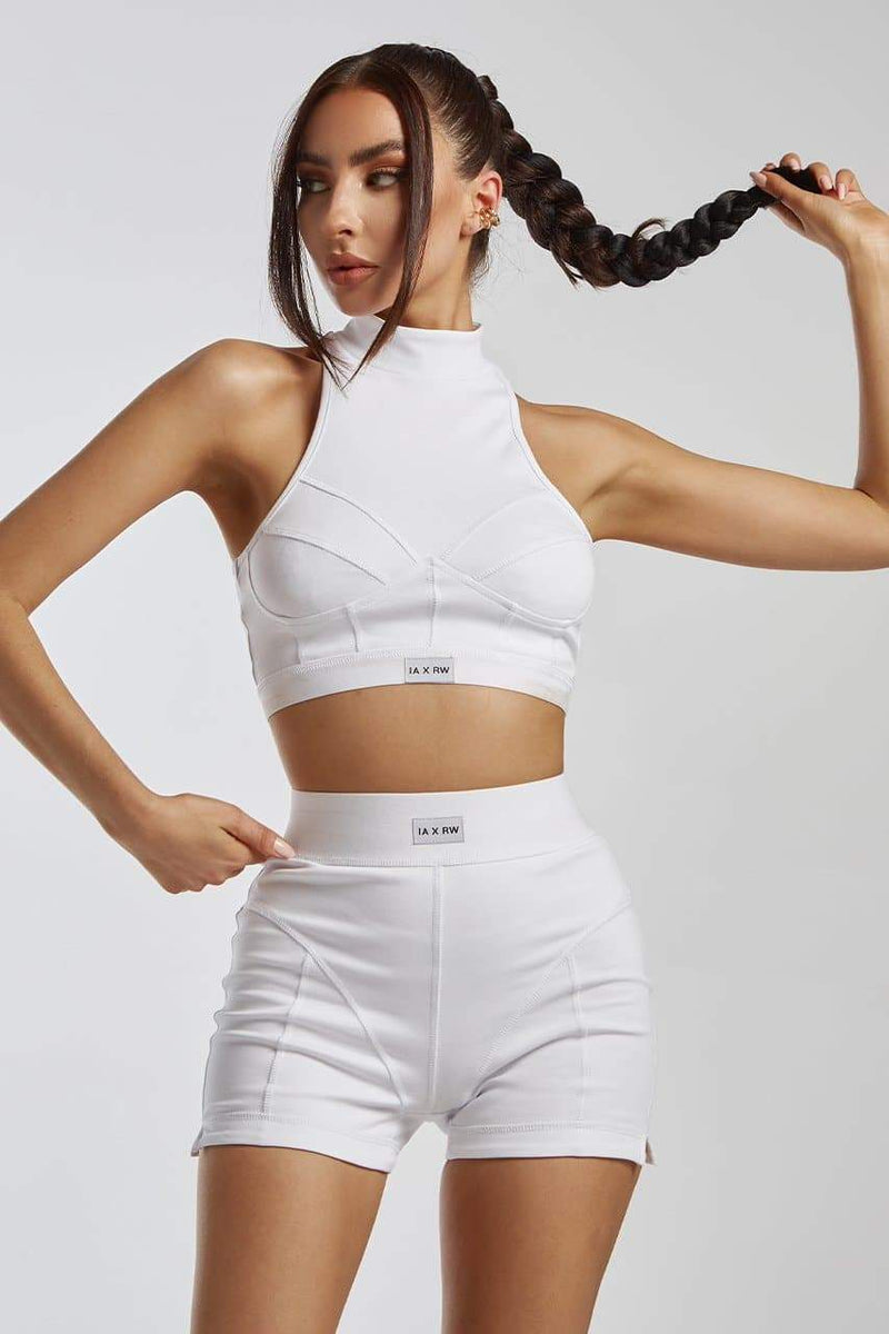 *Ezra Crop Top (White)