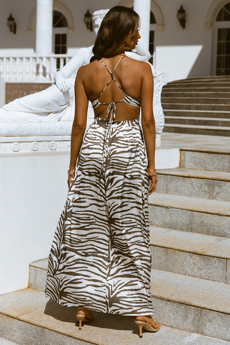 Kivari zahara spot maxi dress clearance