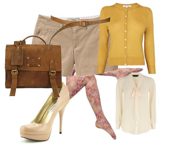 Winter Fashion Forecast: Tights under Shorts