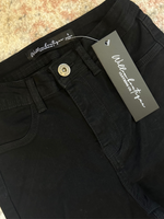 Distressed High Waisted Flare Stretch Jeans