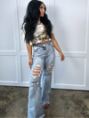 Buy our "Viral Lainey Tummy Control Flare Jeans" online – Willow Boutique Clothing. Shop stylish Viral Lainey Tummy Control Flare Jeans today.