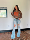 Buy our "Viral Lainey Tummy Control Flare Jeans" online – Willow Boutique Clothing. Shop stylish Viral Lainey Tummy Control Flare Jeans today.