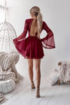 Bethany Dress (Wine) - BEST SELLING