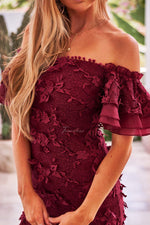 Beatrice Dress (Red) - BEST SELLING