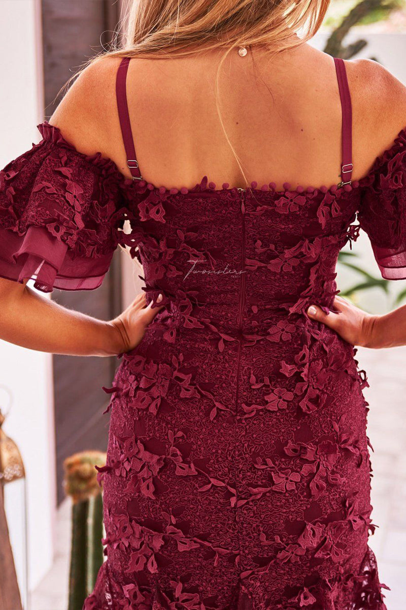 Beatrice Dress (Red) - BEST SELLING