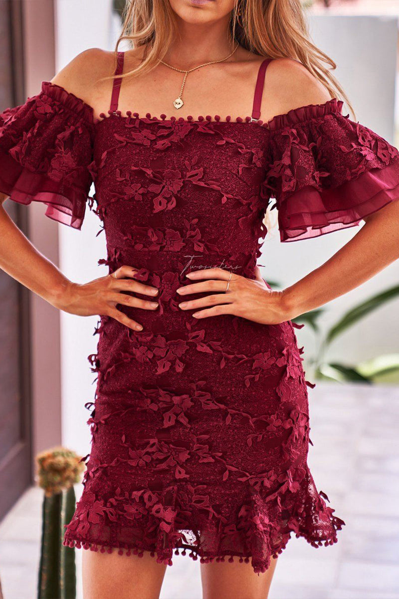 Beatrice Dress (Red) - BEST SELLING
