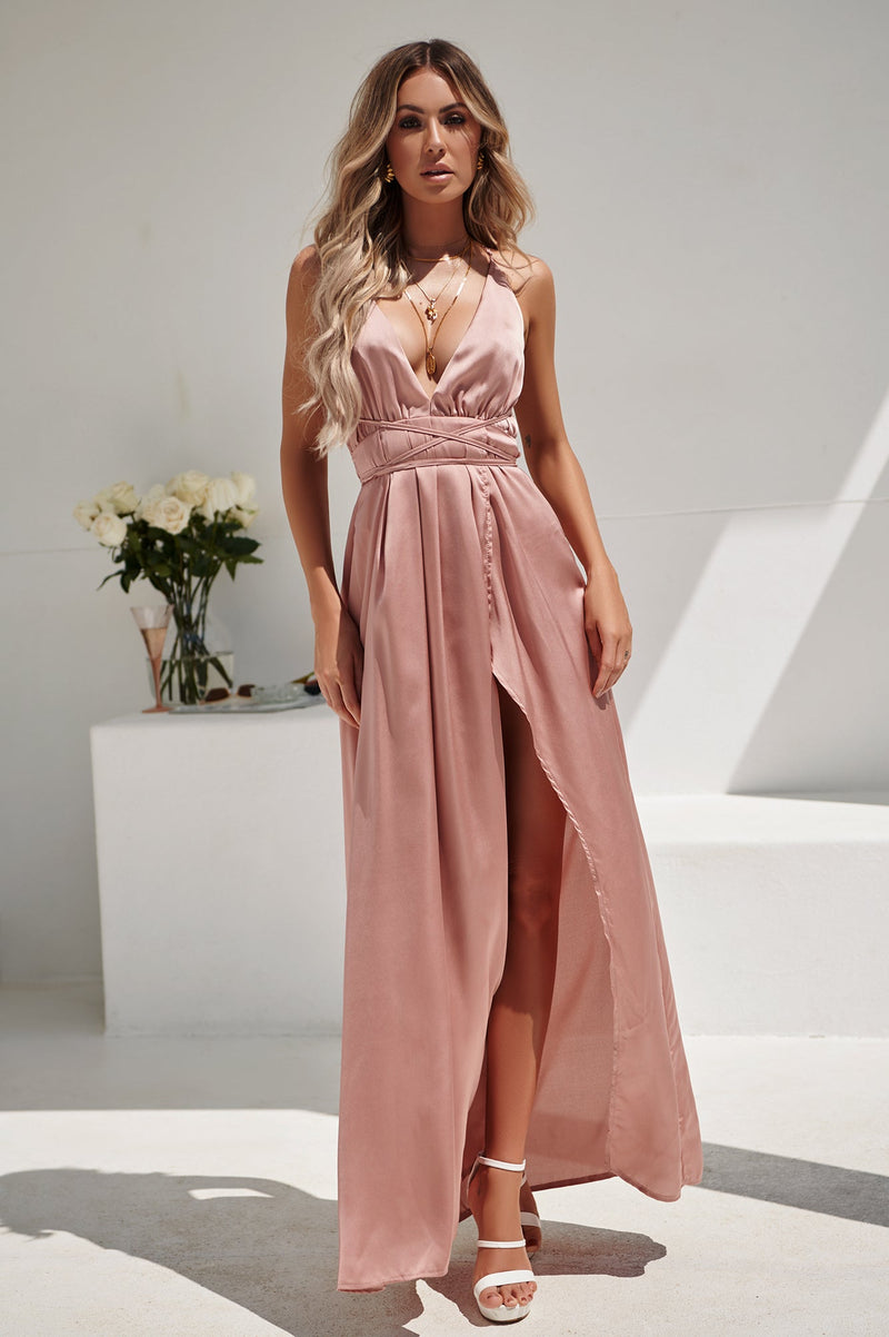 Girl On Fire Maxi Dress | Mocha