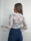 PREORDER: Josephine Flare Sleeve Lace Top
