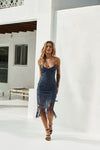 Khaleesi Dress (Steel Blue)