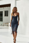 Khaleesi Dress (Steel Blue)