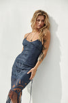 Khaleesi Dress (Steel Blue)