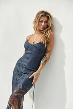 Khaleesi Dress (Steel Blue)