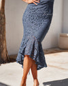 Leanne Dress (Steel Blue) - BEST SELLING