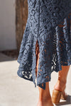 Leanne Dress (Steel Blue) - BEST SELLING