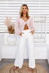 Louvre Pants (White) - BEST SELLING