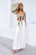Louvre Pants (White) - BEST SELLING