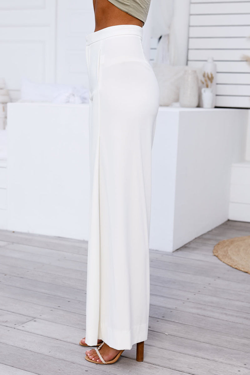 Louvre Pants (White) - BEST SELLING