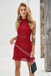 Rivers Dress (Wine) - BEST SELLING