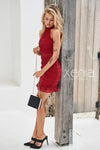Rivers Dress (Wine) - BEST SELLING