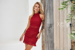 Rivers Dress (Wine) - BEST SELLING