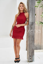 Rivers Dress (Wine) - BEST SELLING