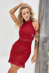 Rivers Dress (Wine) - BEST SELLING