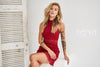Rivers Dress (Wine) - BEST SELLING