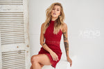 Rivers Dress (Wine) - BEST SELLING