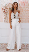 Louvre Pants (White) - BEST SELLING