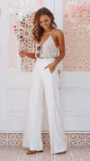 Louvre Pants (White) - BEST SELLING