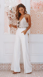 Louvre Pants (White) - BEST SELLING