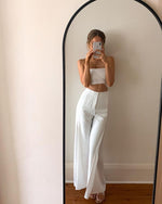 Louvre Pants (White) - BEST SELLING