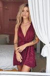 The Perfect Date Ribbed Dress (Plum) - BEST SELLING