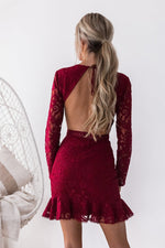 Medindie Dress (Wine) BEST SELLING