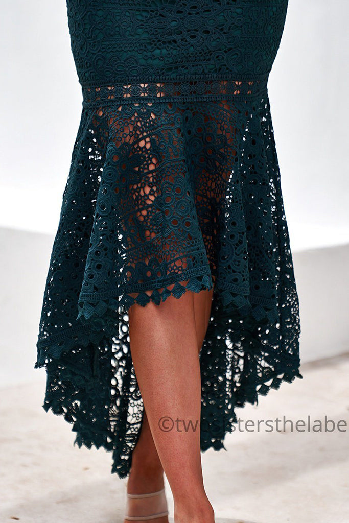 Mesina Dress (Emerald green)