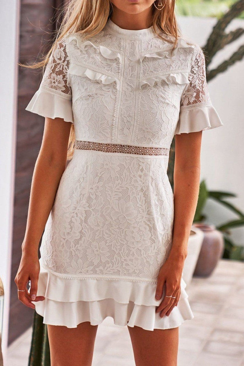 Monty Dress | White