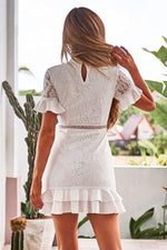 Monty Dress | White