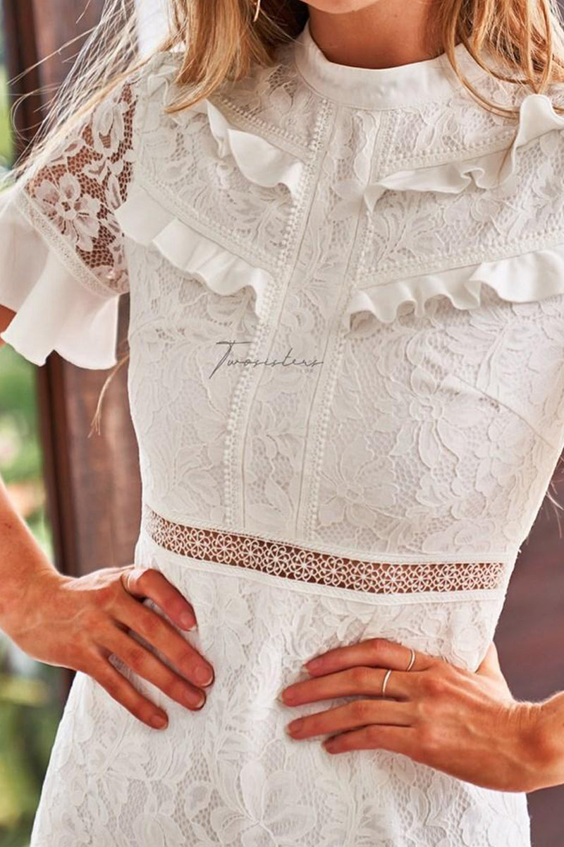 Monty Dress | White