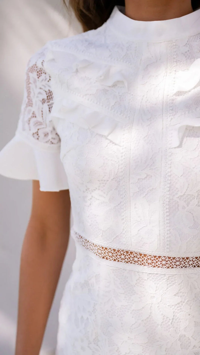 Monty Dress | White