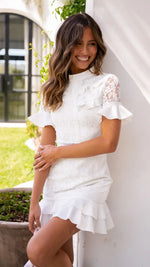 Monty Dress | White