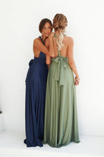 The Perfect Date Multiway Maxi Dress (Khaki)