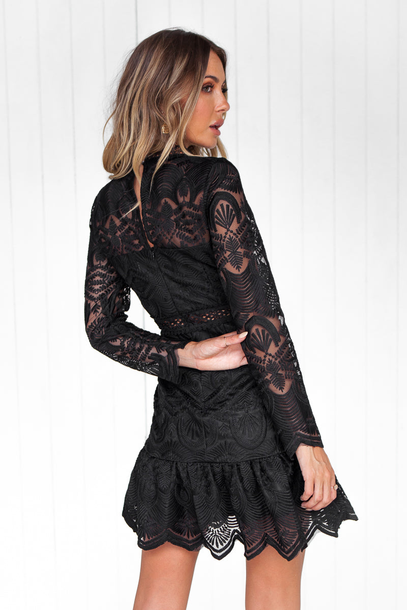 black pixie dress Pixie Mini Dress