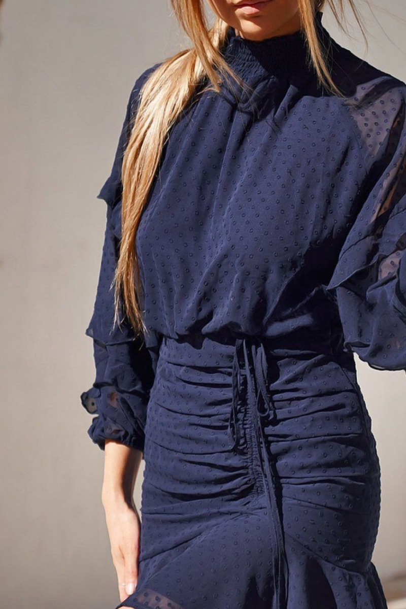 Piper Dress (Navy)