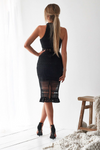 *Rivers Midi Dress | Black