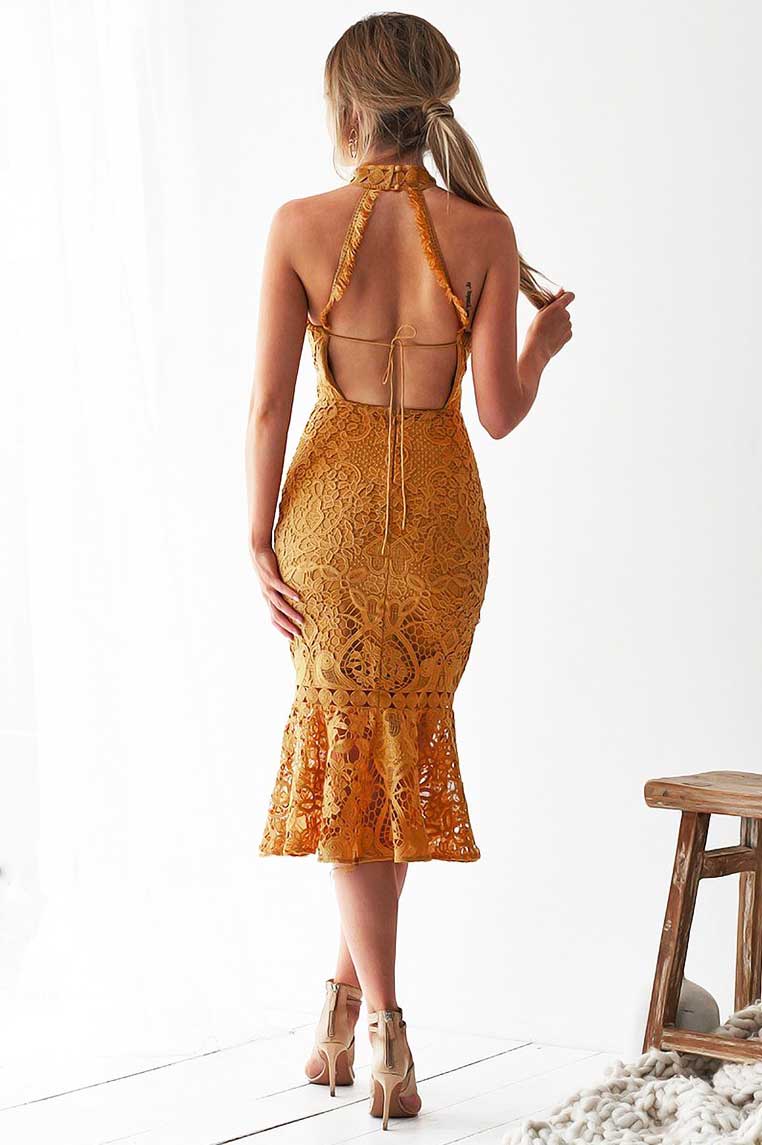 Sonia Dress (Mustard)
