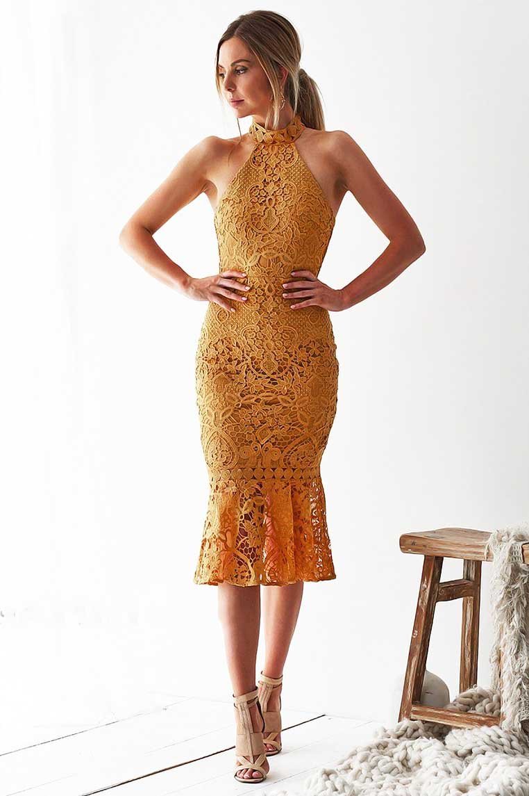 Sonia Dress (Mustard)