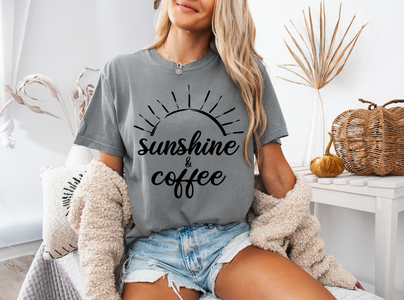 Sunshine And Coffee Graphic Tee