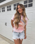 High Rise Distressed Acid Light Wash Shorts