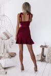 Shona Dress (Wine) - BEST SELLING